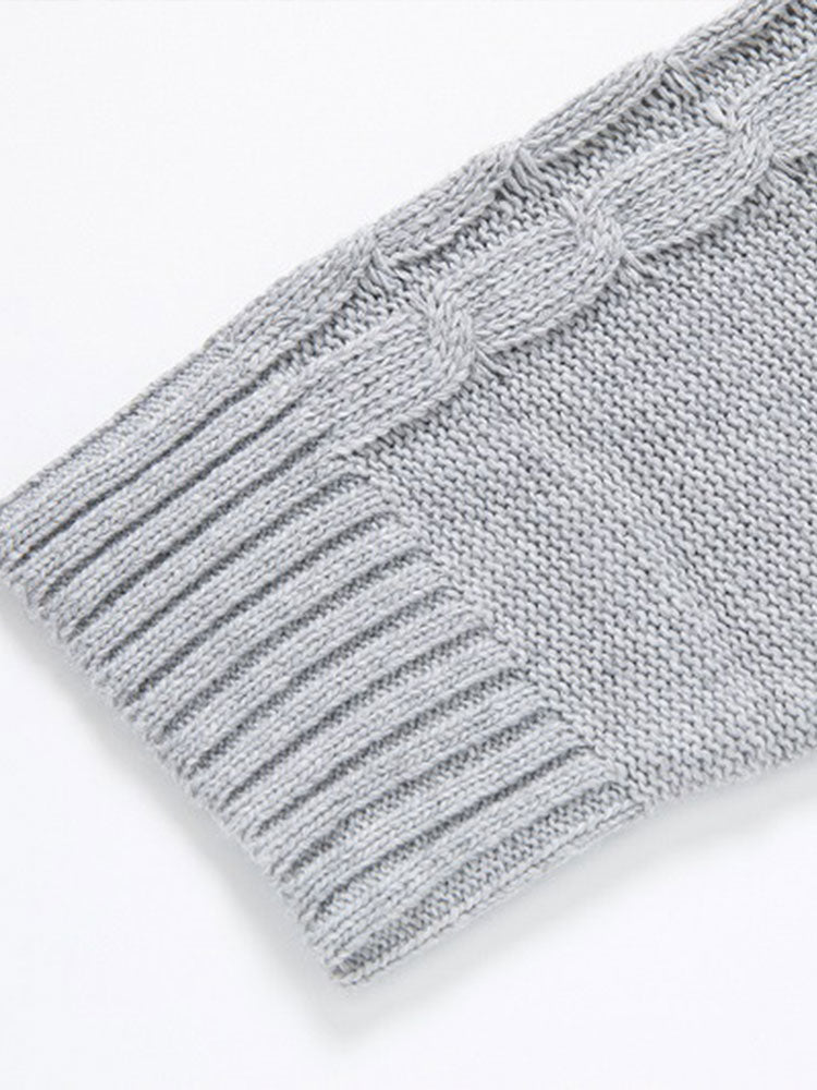 Rhys - Sweater with Detachable Shawl Collar