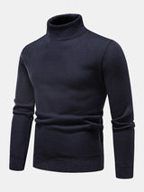 Theodore - Faux Fur Lined Turtleneck Sweater