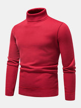 Theodore - Faux Fur Lined Turtleneck Sweater