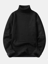 Theodore - Faux Fur Lined Turtleneck Sweater