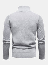 Theodore - Faux Fur Lined Turtleneck Sweater