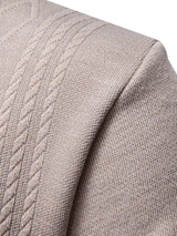 Walker - Geometric Jacquard Turtleneck Sweater