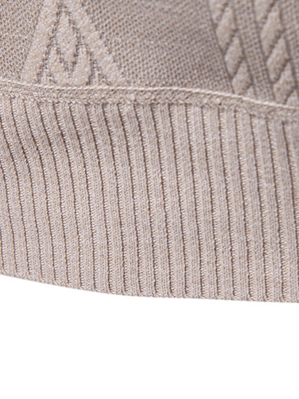 Walker - Geometric Jacquard Turtleneck Sweater