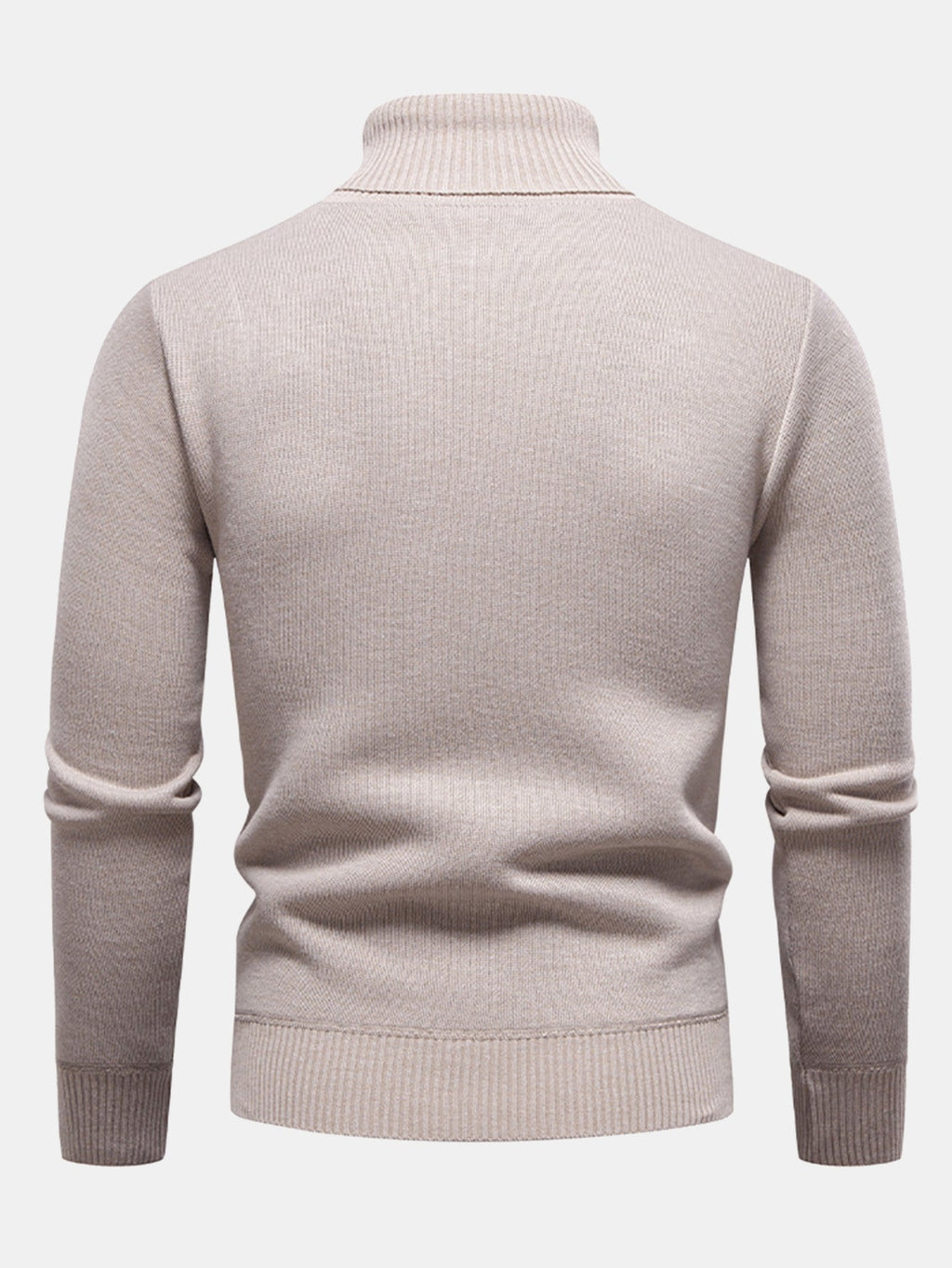 Walker - Geometric Jacquard Turtleneck Sweater