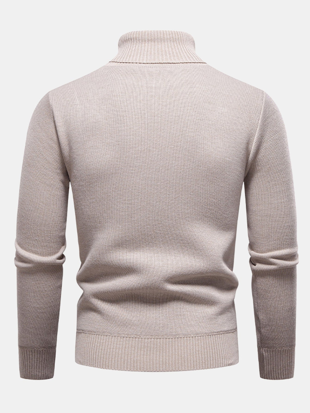 Walker - Geometric Jacquard Turtleneck Sweater
