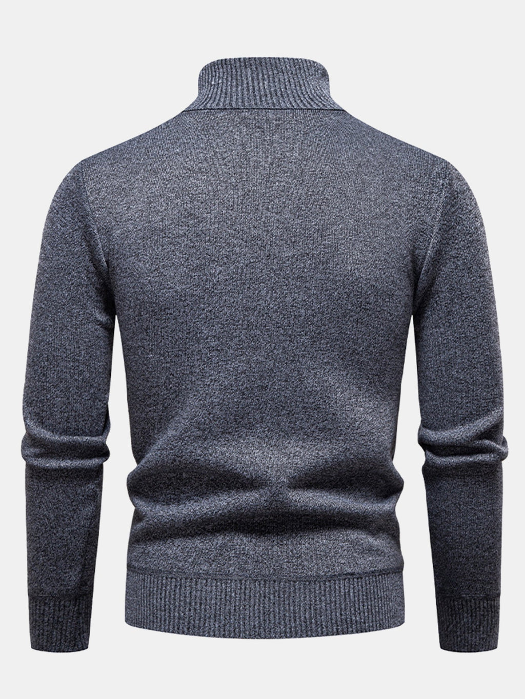 Walker - Geometric Jacquard Turtleneck Sweater
