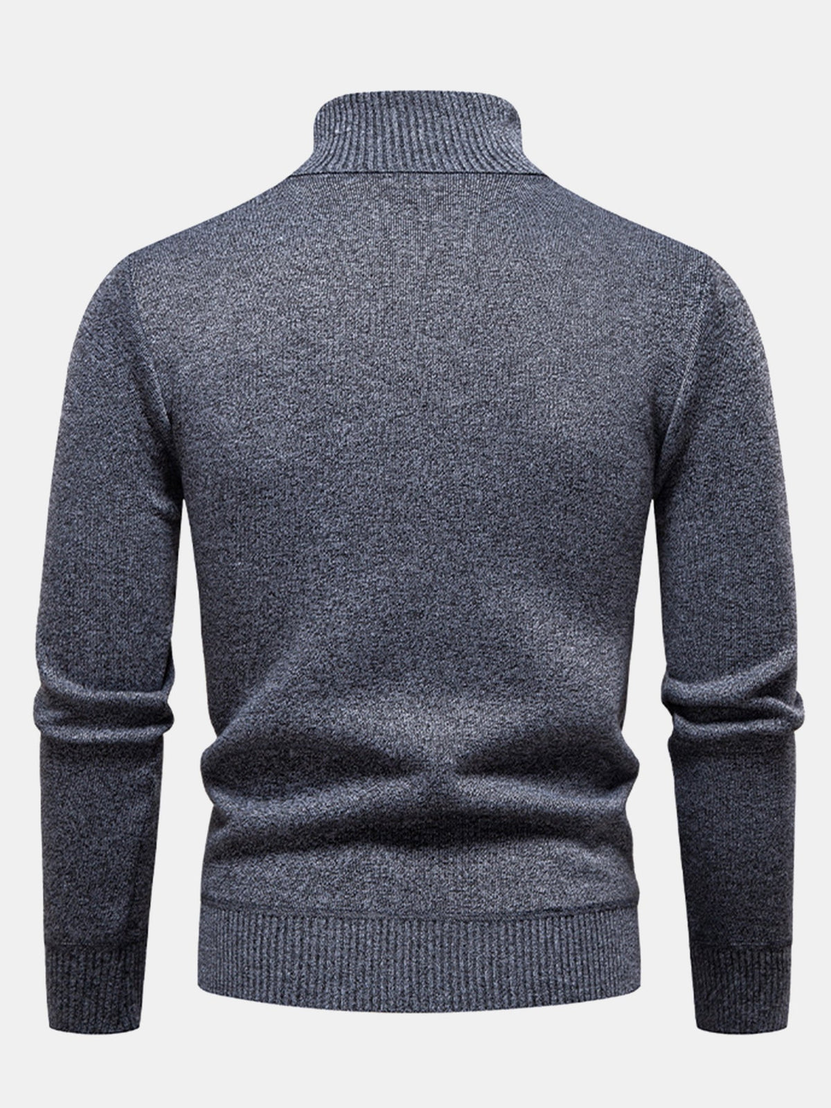 Walker - Geometric Jacquard Turtleneck Sweater
