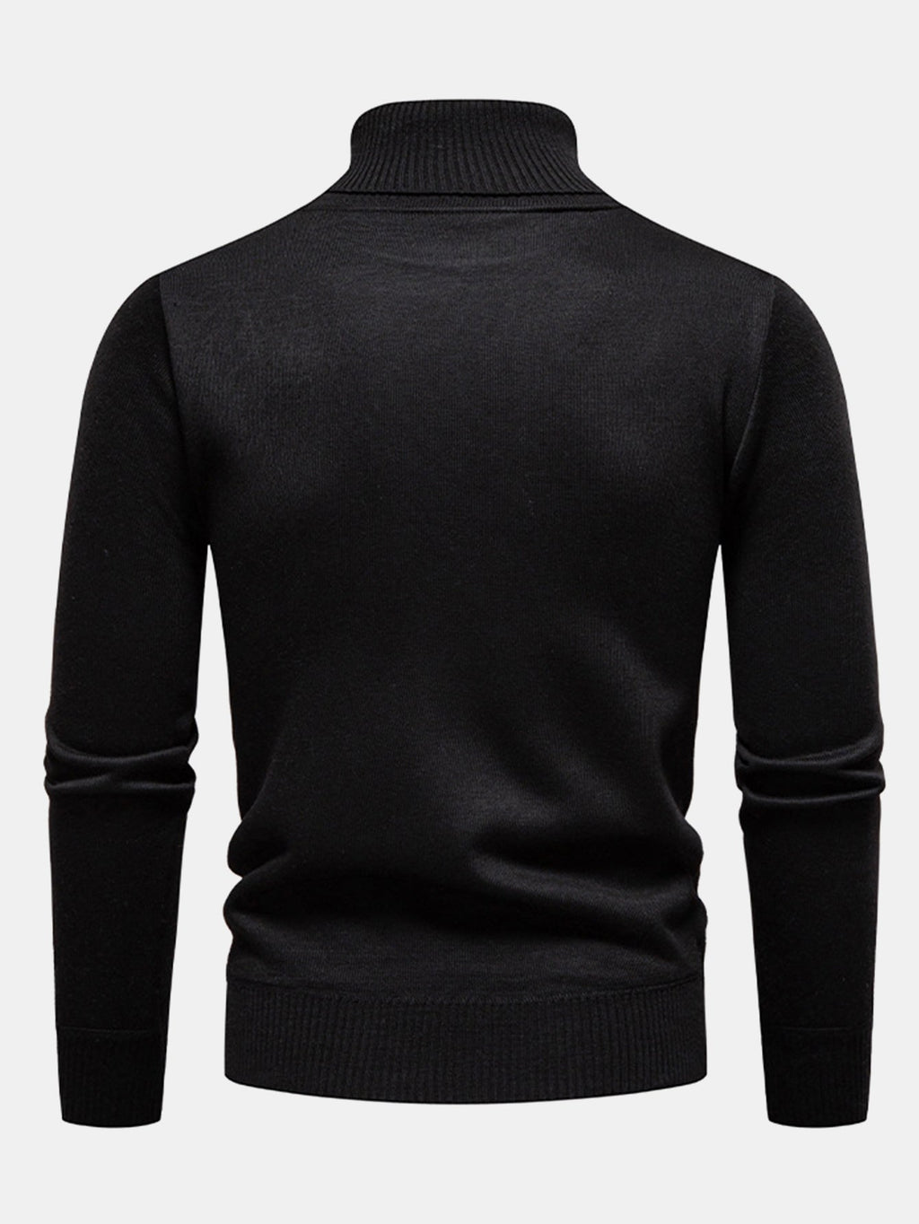 Walker - Geometric Jacquard Turtleneck Sweater