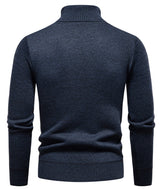Walker - Geometric Jacquard Turtleneck Sweater