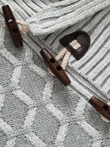 Duncan - Jacquard Toggle Turtleneck Sweater