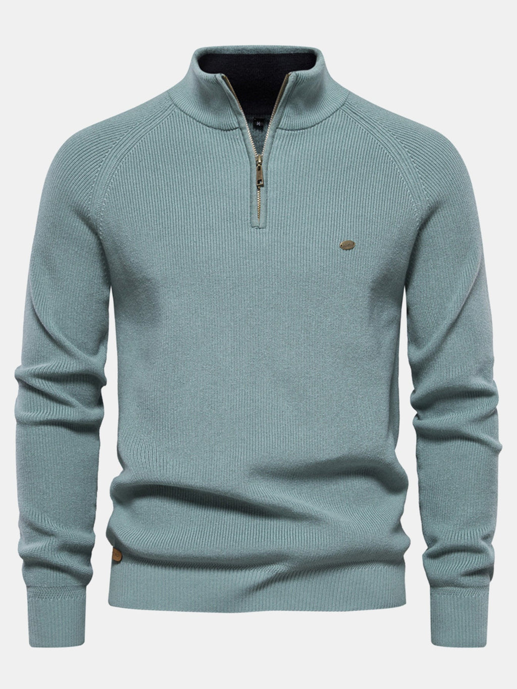 Stuart - Raglan Sleeve Quarter-Zip Sweater