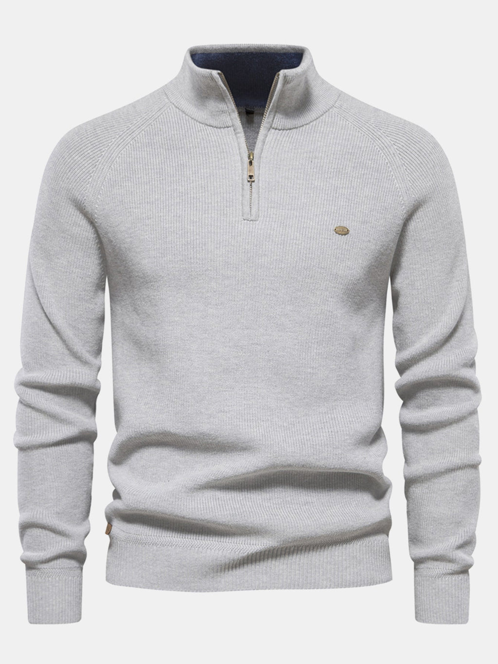 Stuart - Raglan Sleeve Quarter-Zip Sweater