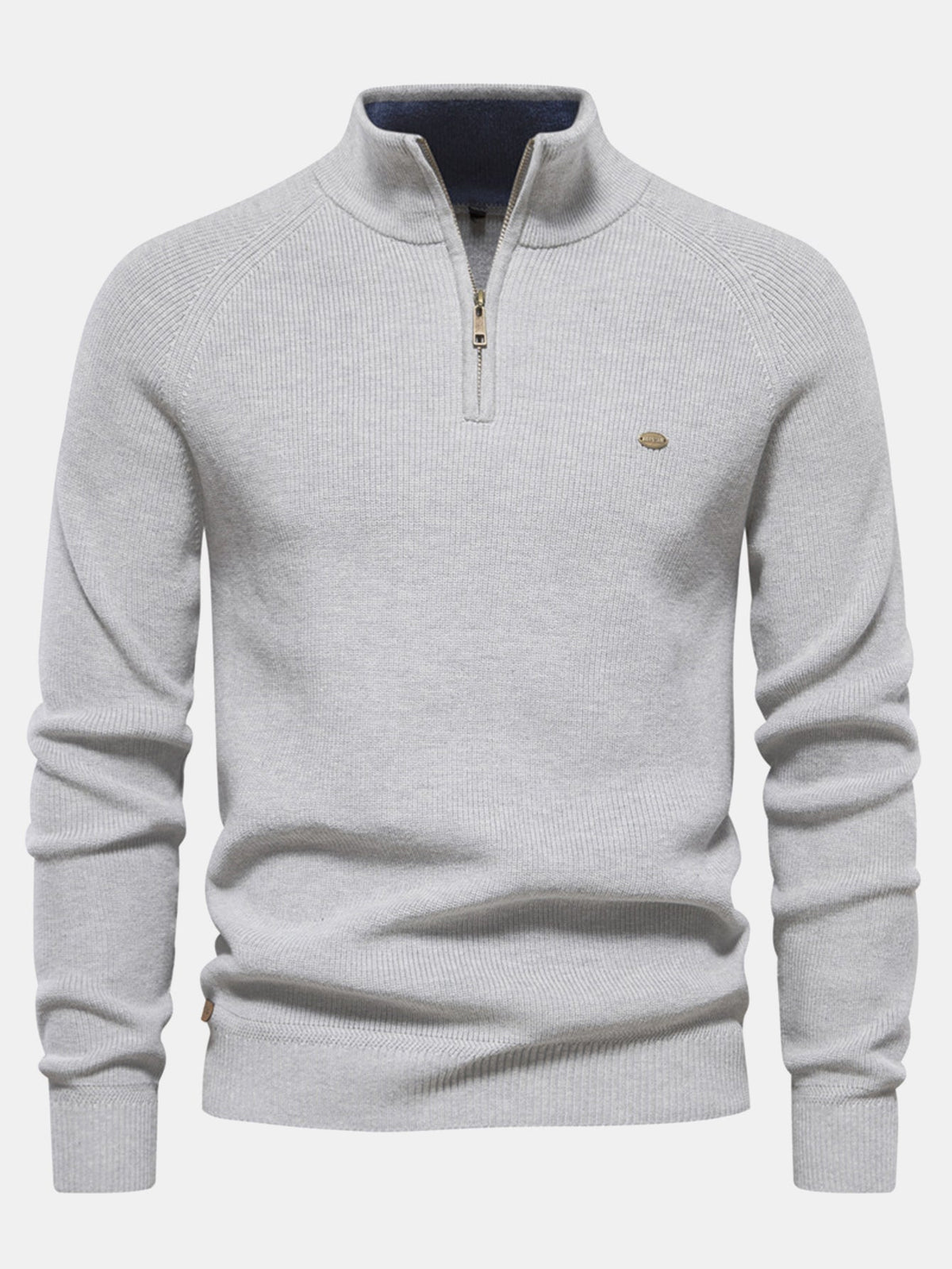 Stuart - Raglan Sleeve Quarter-Zip Sweater