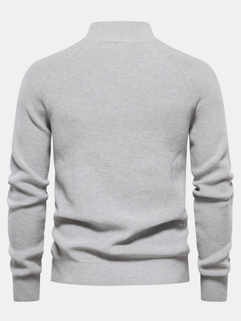 Stuart - Raglan Sleeve Quarter-Zip Sweater