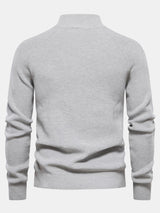 Stuart - Raglan Sleeve Quarter-Zip Sweater