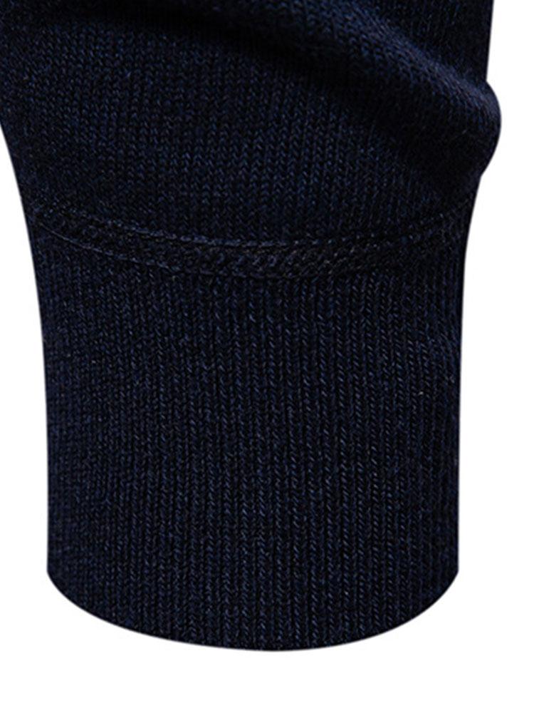 Alistair - Relaxed Fit High Neck Zip Sweater
