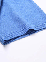 Nash - Slim Fit Short Sleeve Stand Collar Sweater