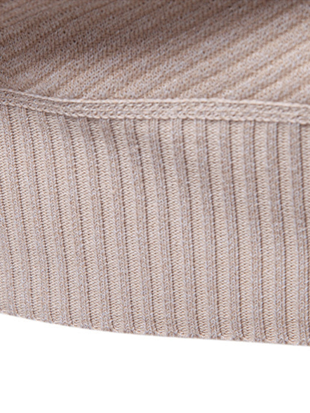 Reese - Striped Quarter-Zip Sweater
