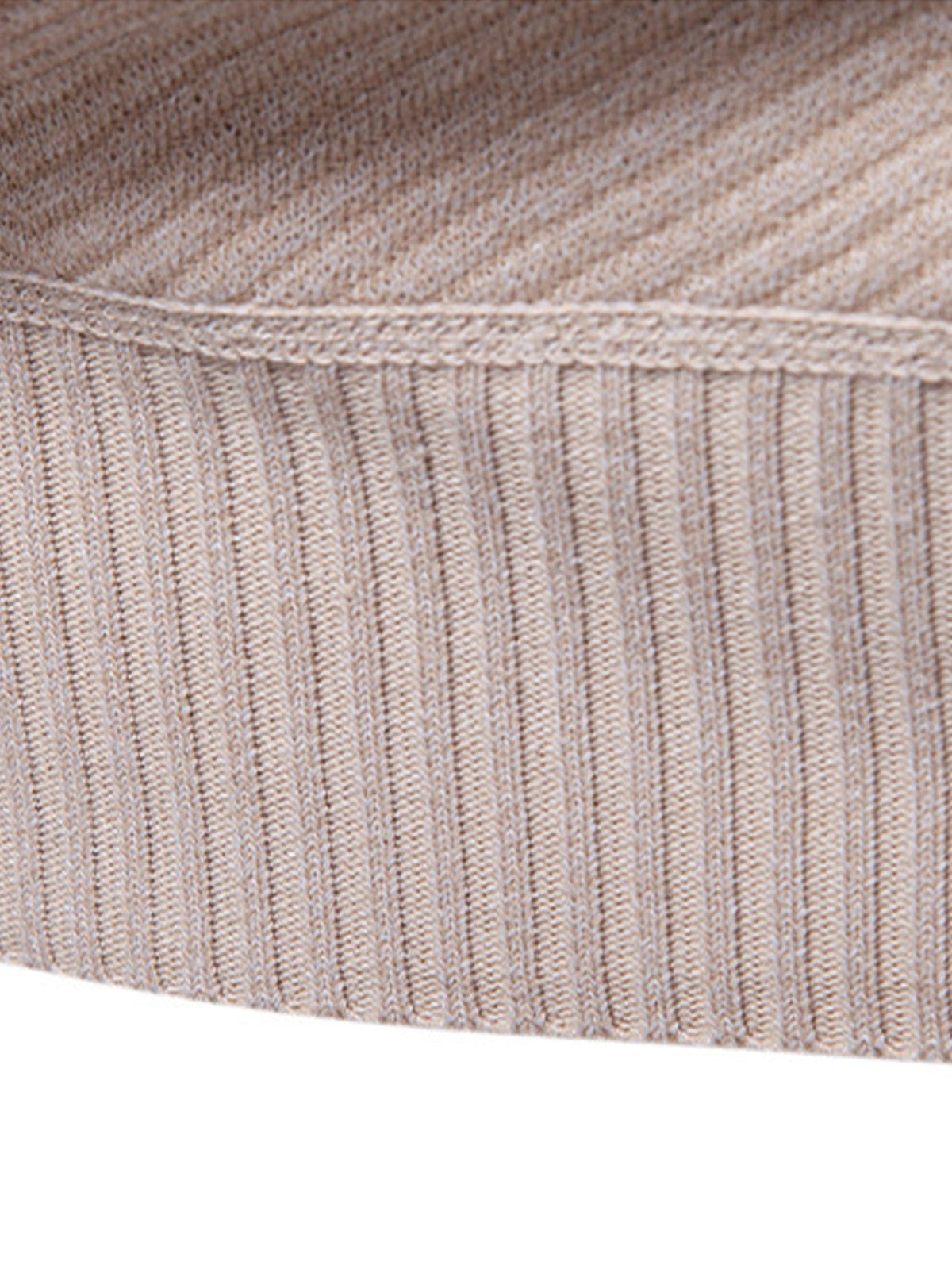 Reese - Striped Quarter-Zip Sweater