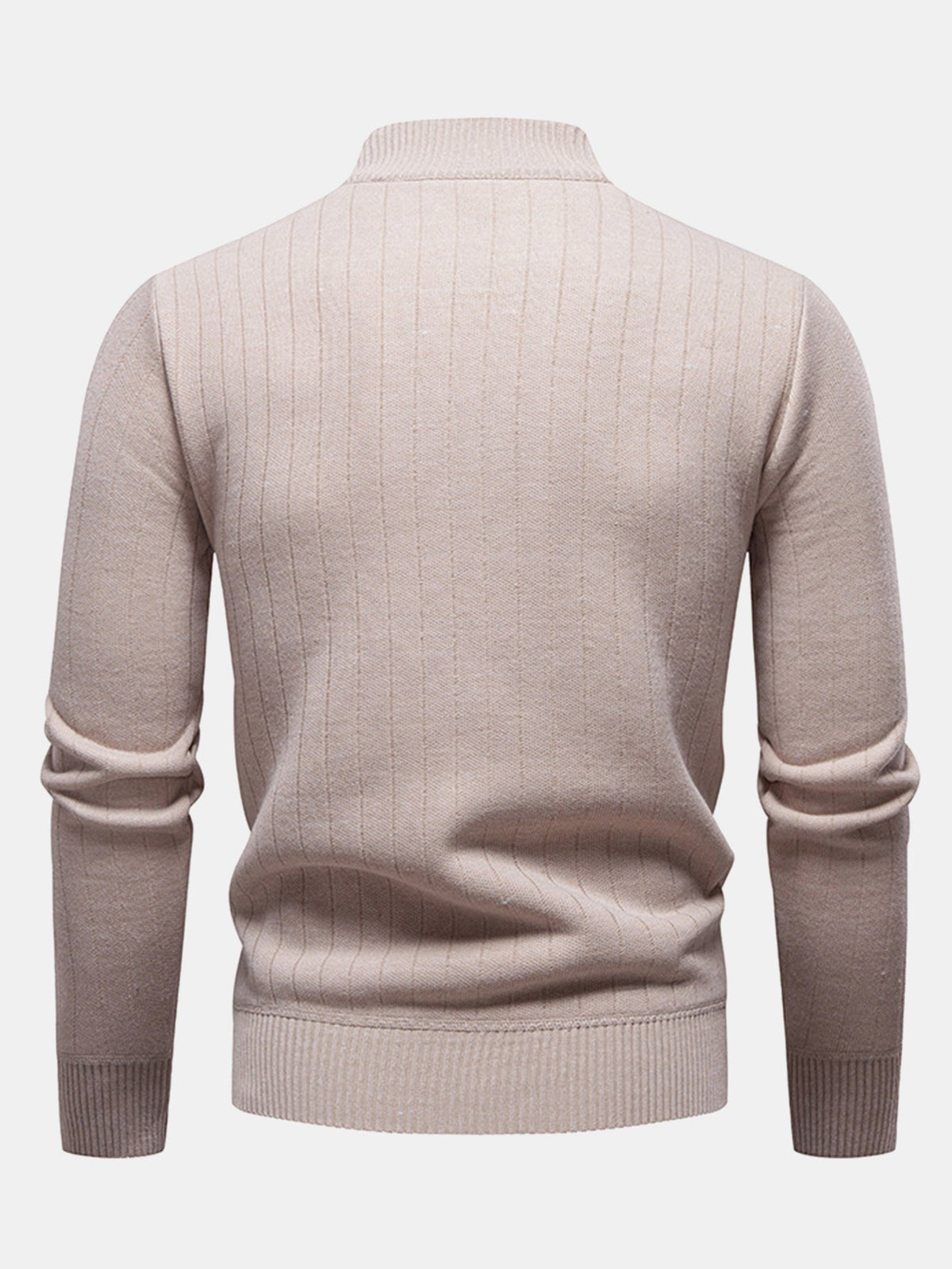 Reese - Striped Quarter-Zip Sweater