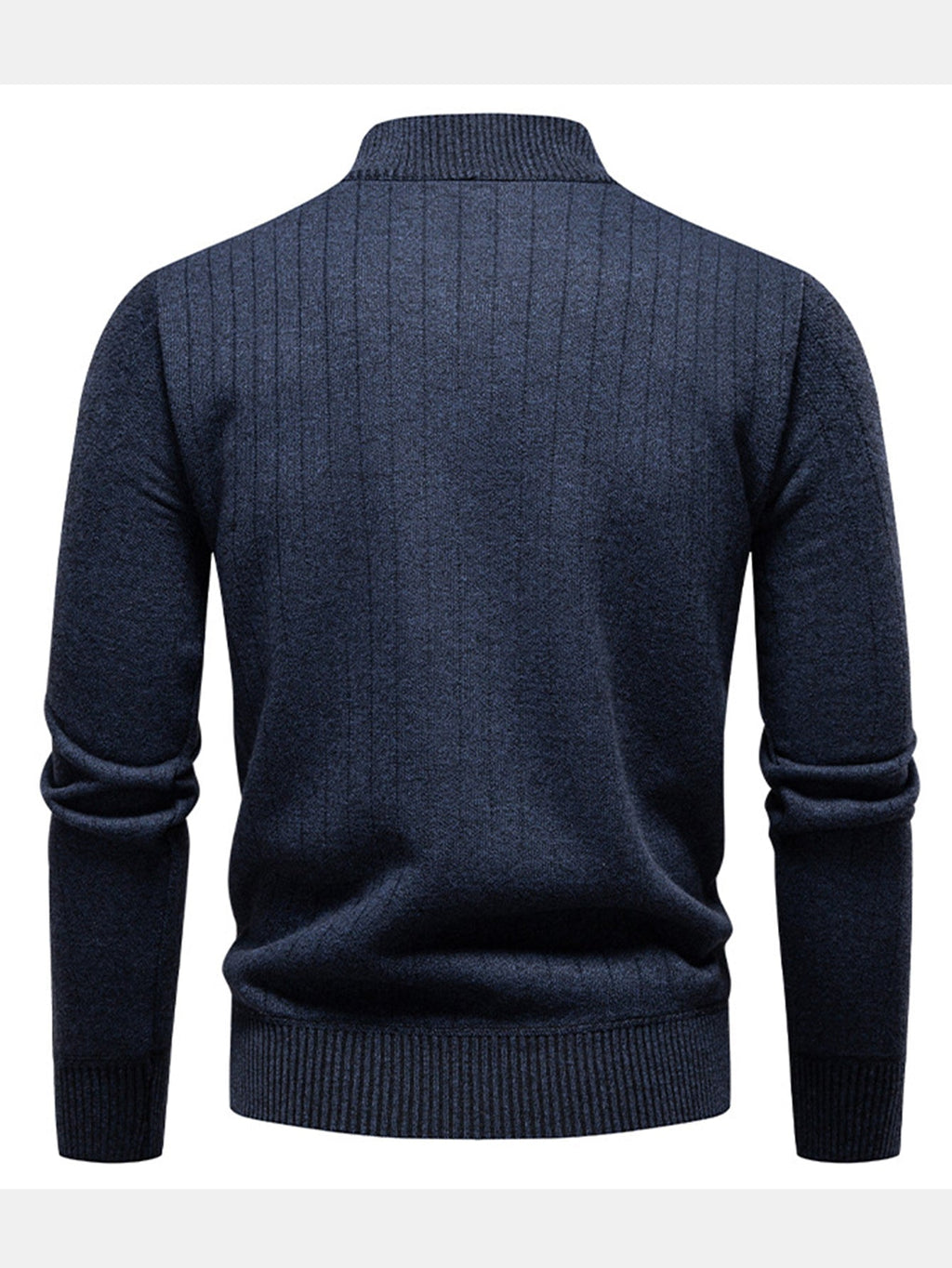 Reese - Striped Quarter-Zip Sweater