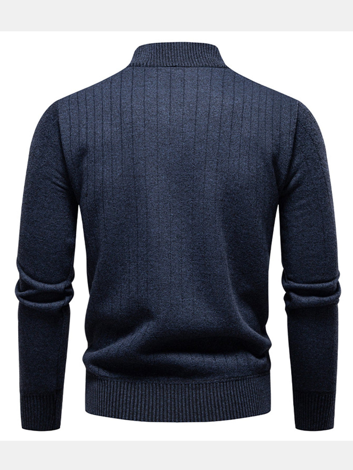 Reese - Striped Quarter-Zip Sweater