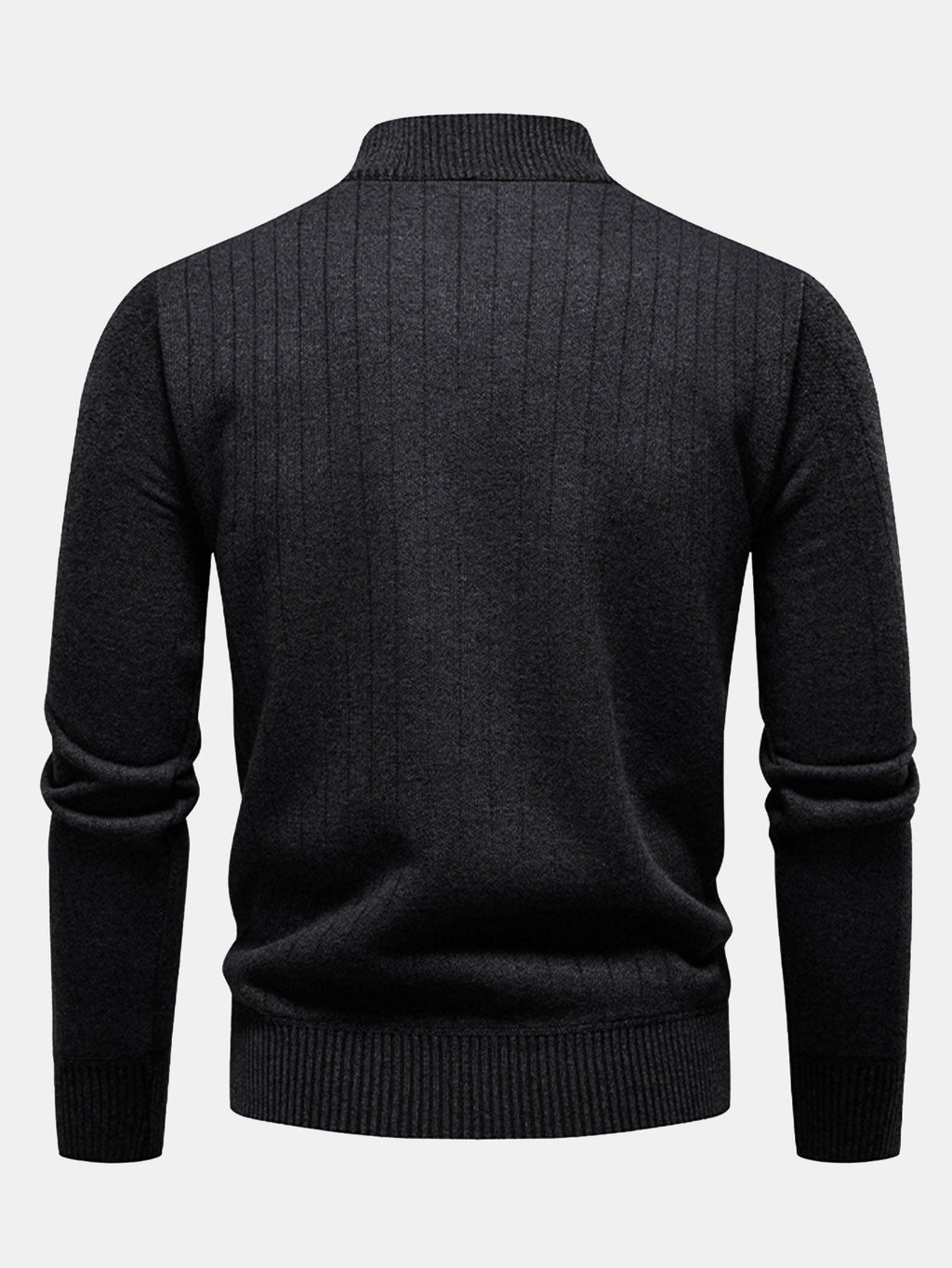 Reese - Striped Quarter-Zip Sweater