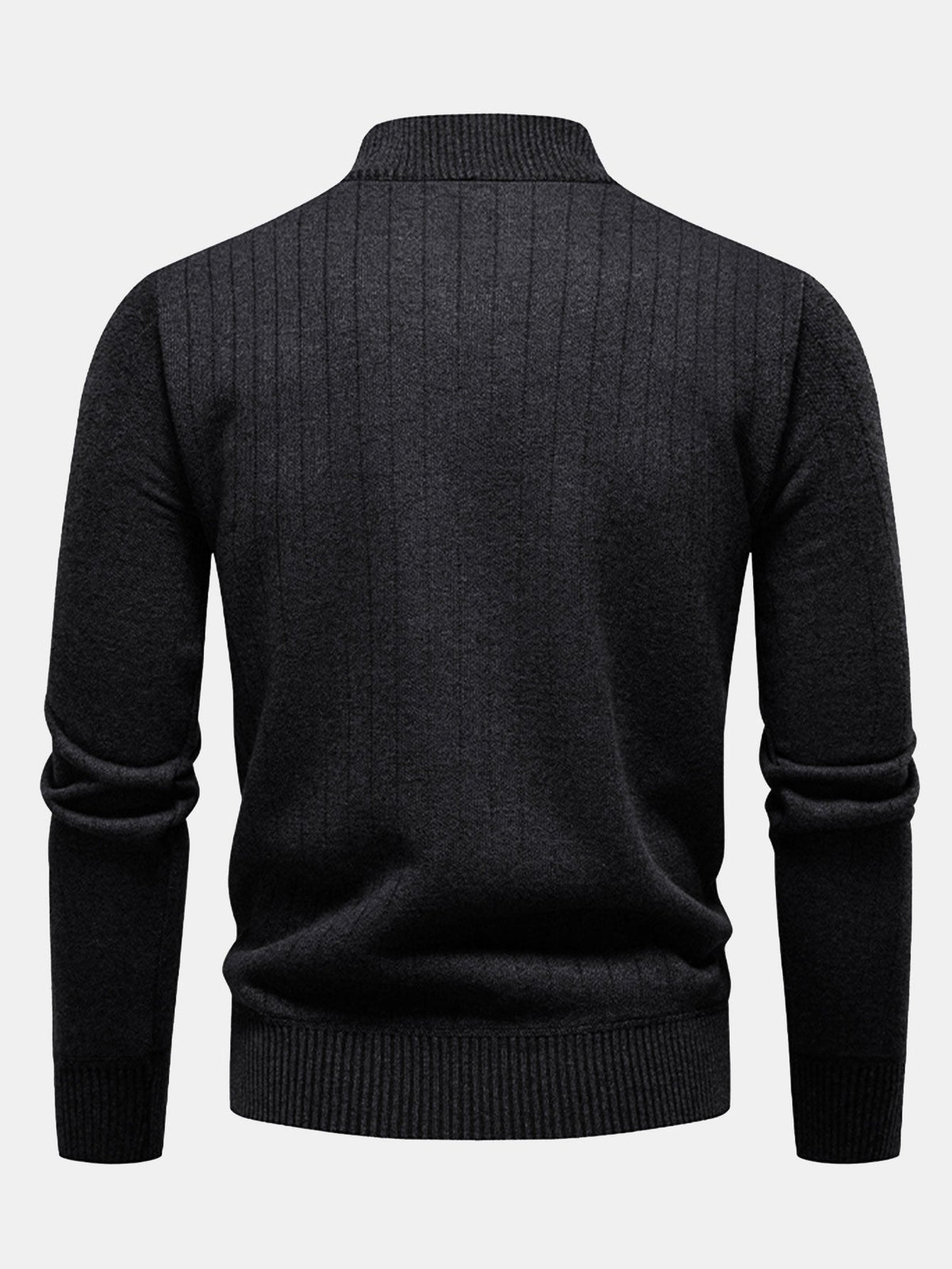 Reese - Striped Quarter-Zip Sweater
