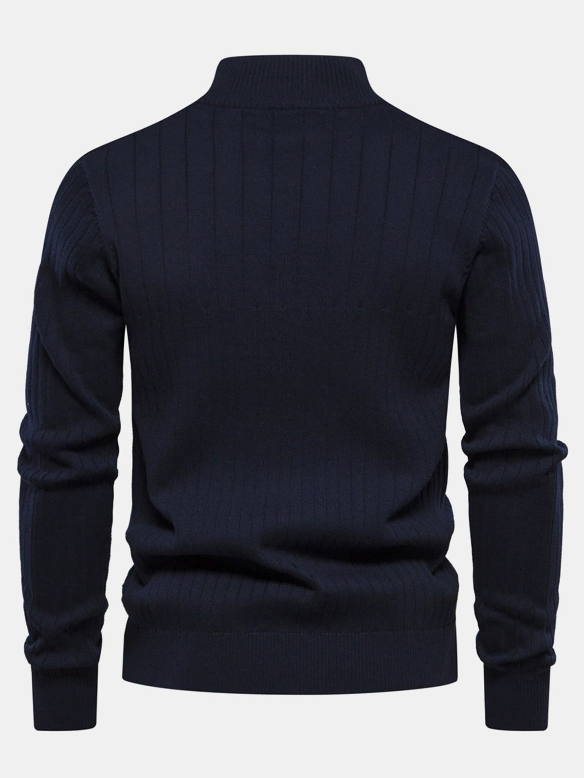 Sawyer - Striped Cotton Quarter-Zip Pullover