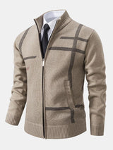 Theodore - Striped Zip-Up Sweater