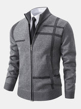 Theodore - Striped Zip-Up Sweater