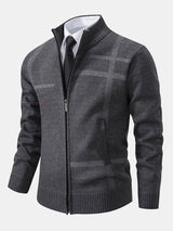 Theodore - Striped Zip-Up Sweater