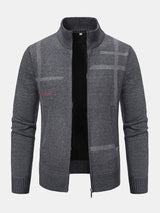 Theodore - Striped Zip-Up Sweater