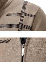 Theodore - Striped Zip-Up Sweater