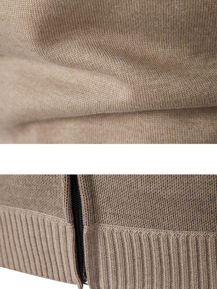 Theodore - Striped Zip-Up Sweater