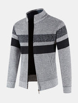 Walker - Striped Full-Zip Sweater