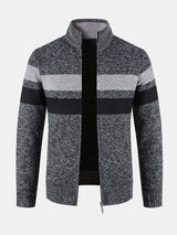 Walker - Striped Full-Zip Sweater