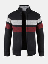 Walker - Striped Full-Zip Sweater