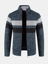 Walker - Striped Full-Zip Sweater