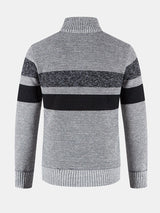 Walker - Striped Full-Zip Sweater