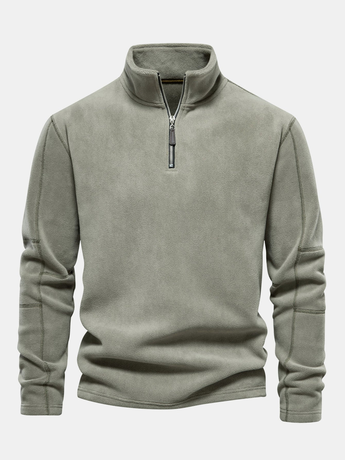 Hamish - Polar Fleece Mock Neck Quarter-Zip Pullover