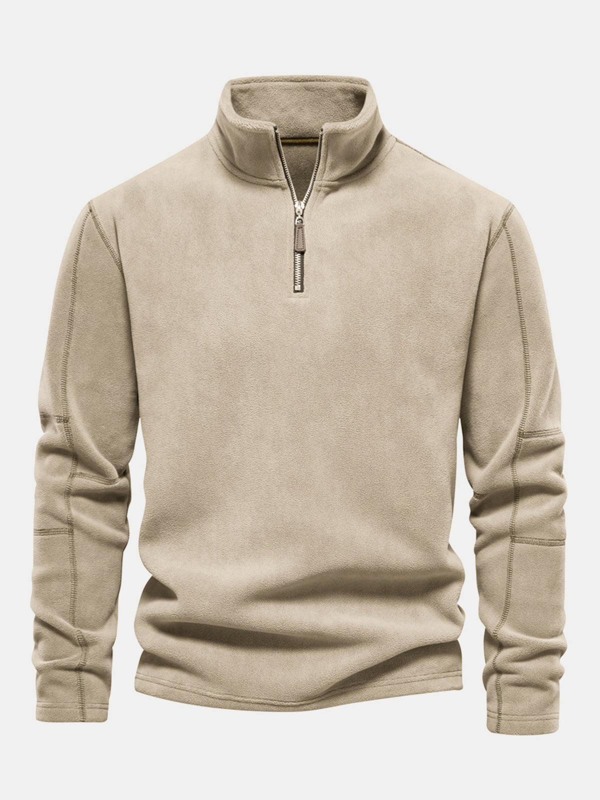 Hamish - Polar Fleece Mock Neck Quarter-Zip Pullover