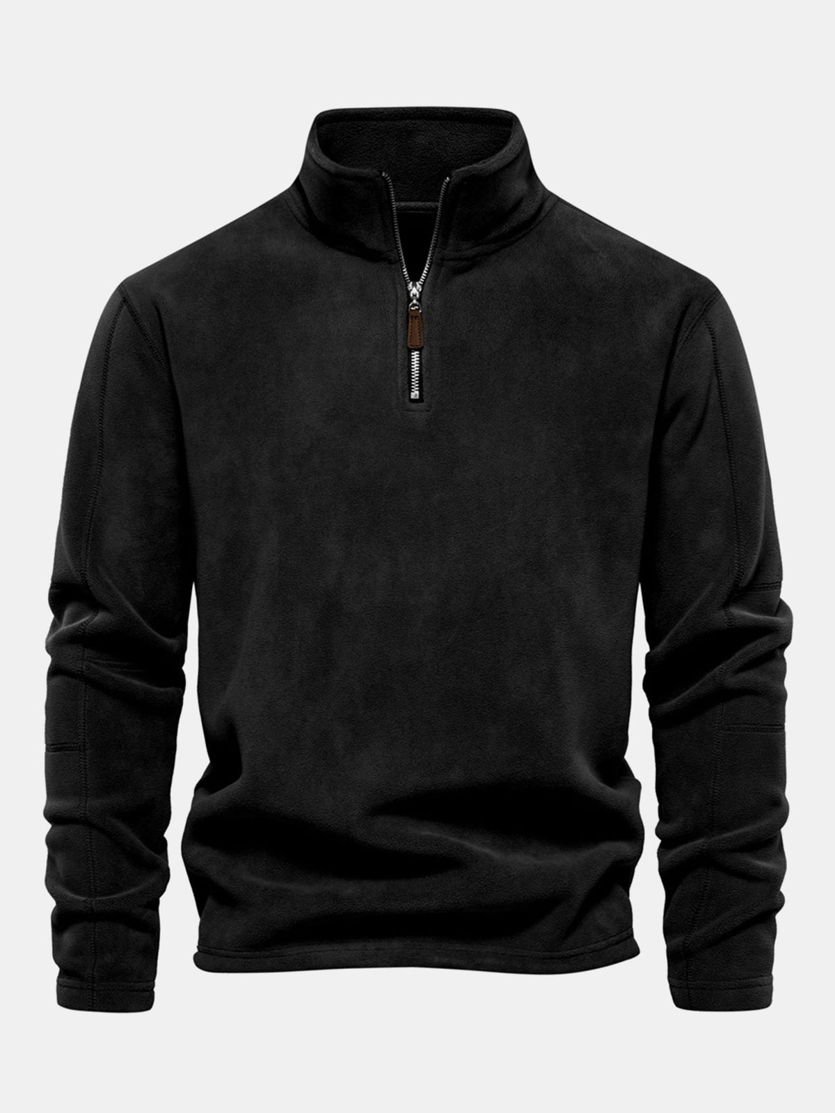 Hamish - Polar Fleece Mock Neck Quarter-Zip Pullover