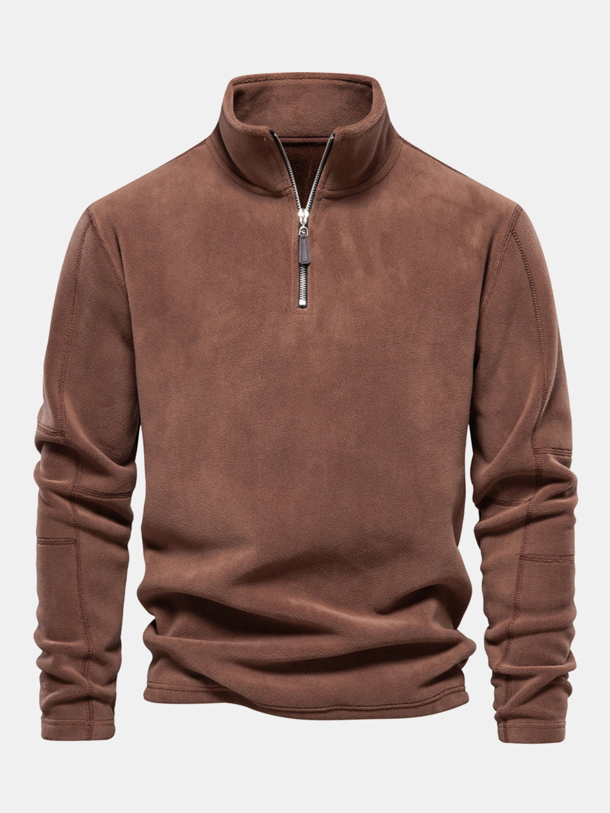 Hamish - Polar Fleece Mock Neck Quarter-Zip Pullover