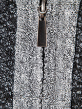 Ian - Faux Suede Patchwork Zip Sweater