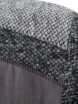 Ian - Faux Suede Patchwork Zip Sweater