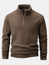 Keith - Fleece Mock Neck Quarter-Zip Pullover