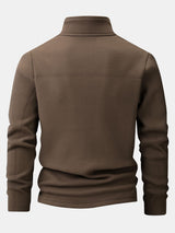 Keith - Fleece Mock Neck Quarter-Zip Pullover