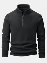 Keith - Fleece Mock Neck Quarter-Zip Pullover