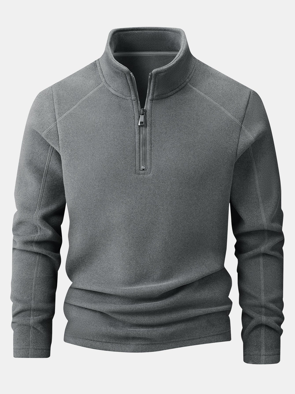 Keith - Fleece Mock Neck Quarter-Zip Pullover